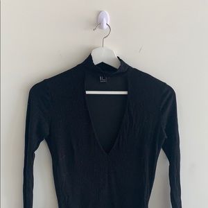 Forever21 mockneck bodysuit